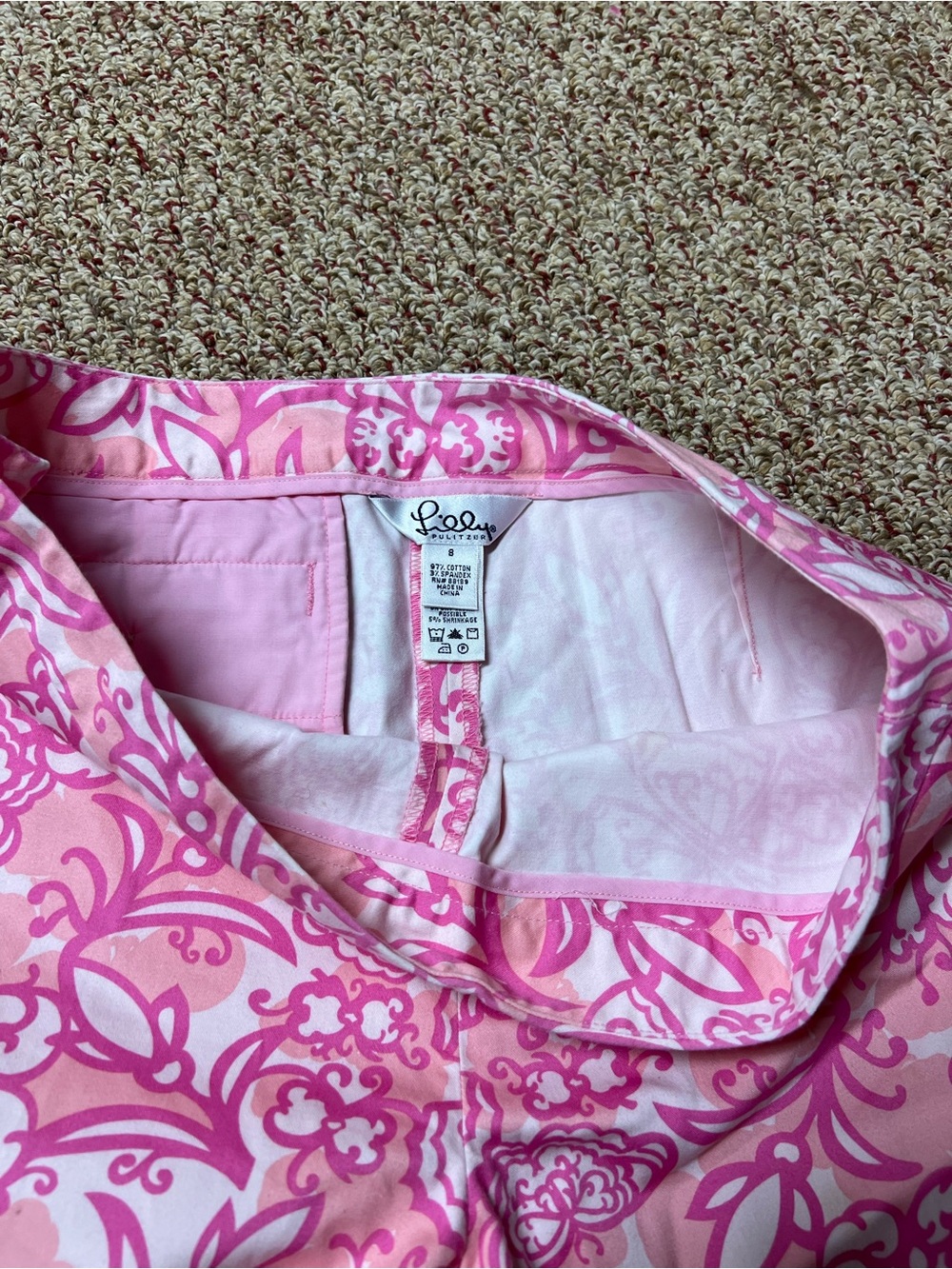 Lilly Pulitzer Pink Floral Sleep Pants - Picture 3 of 5